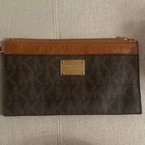 Michael Kors Two-Tone Clutch
